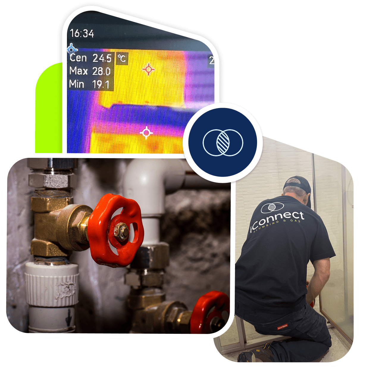 Licensed plumber performing leak detection in Perth with special equipment.